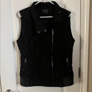 Marc New York Black Quilted Vest
